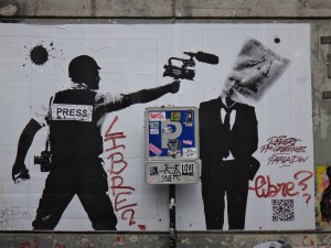 Politisches Graffiti