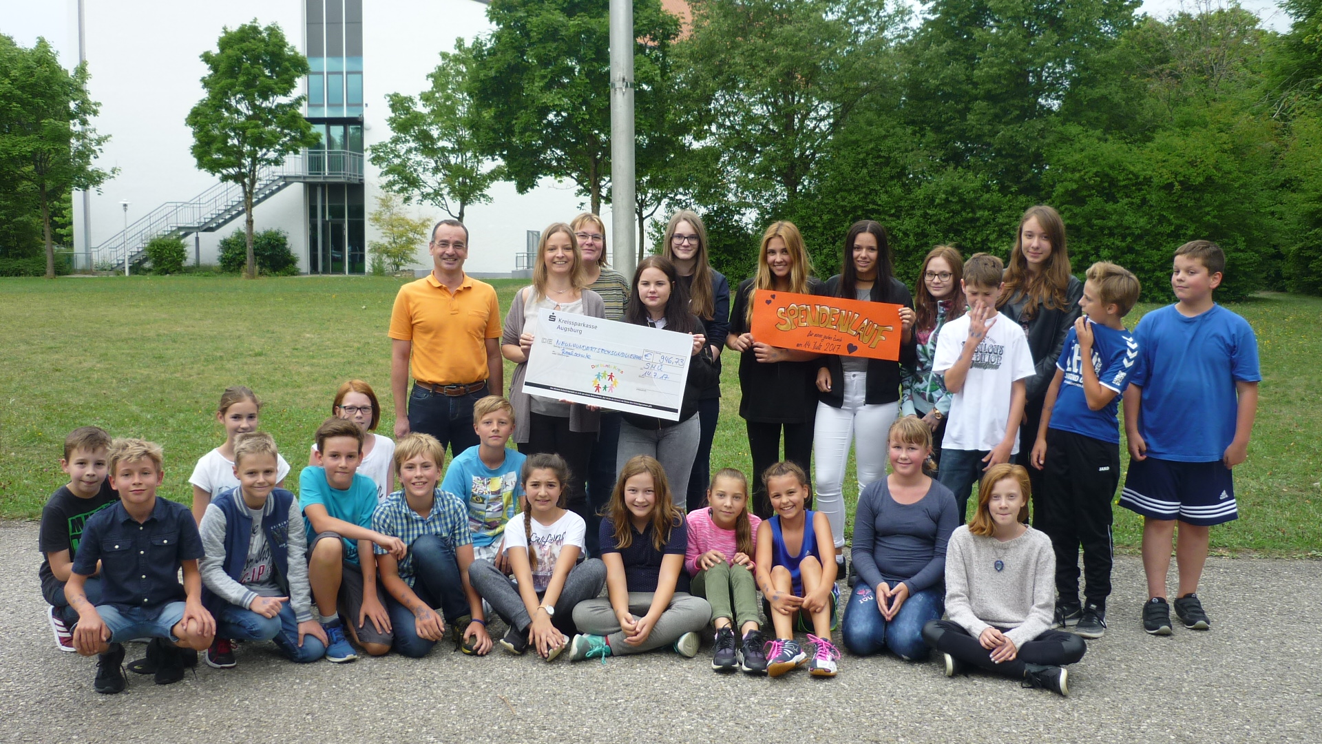 Spendenlauf der  Leonhard – Wagner – Realschule Schwabmünchen